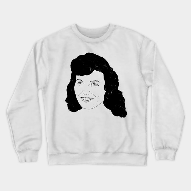 Loretta Lynn Crewneck Sweatshirt by TheCosmicTradingPost